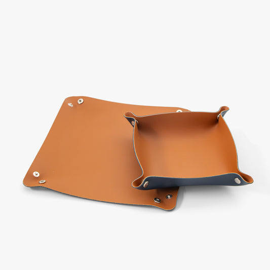 Multi-purpose Desk Organiser | Vegan Leather (Set of two)