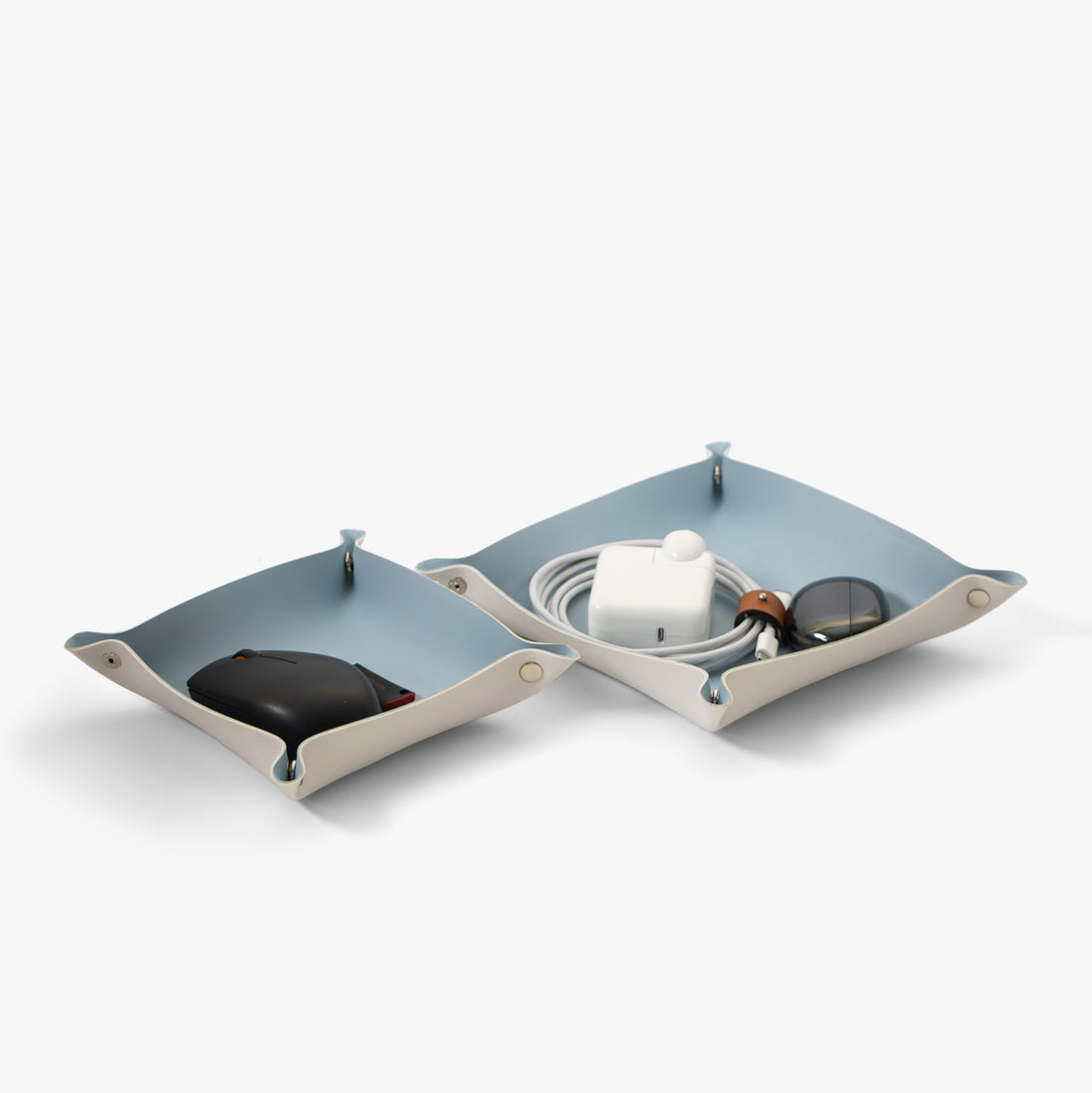 Multi-purpose Desk Organiser | Vegan Leather (Set of two)