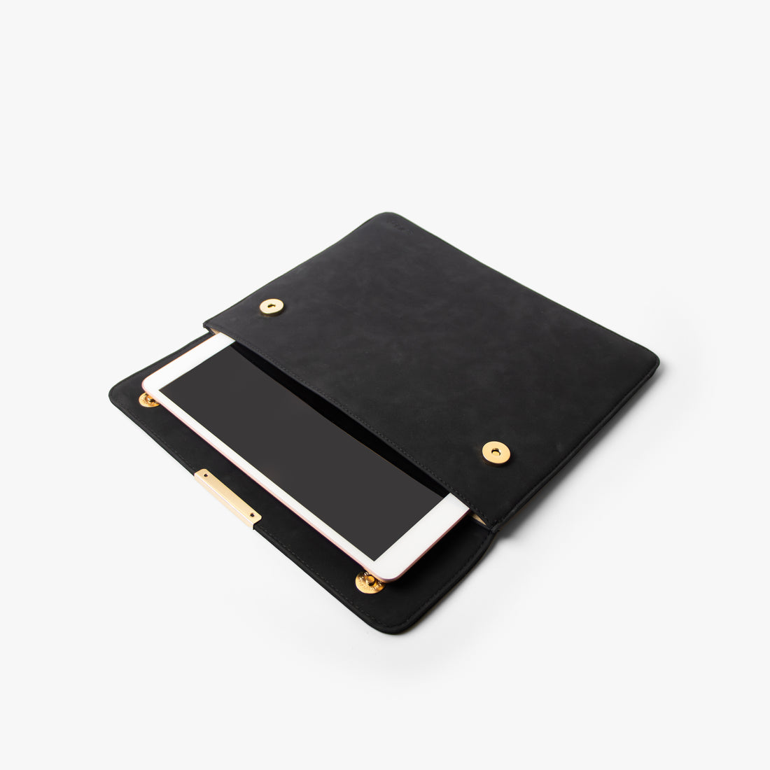 11" Snap On Tablet Sleeve | Vegan Leather