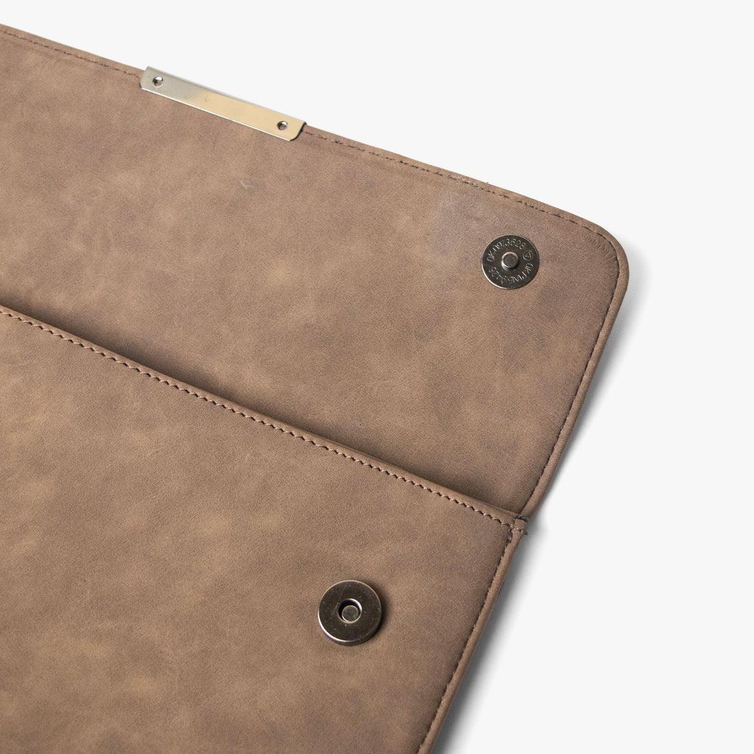 11" Snap On Tablet Sleeve | Vegan Leather