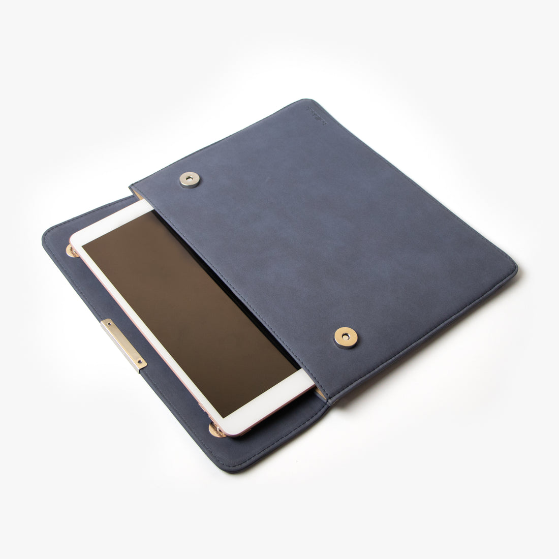 11" Snap On Tablet Sleeve | Vegan Leather