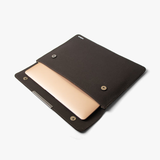 16" Snap On Laptop Sleeve | Cotton Canvas