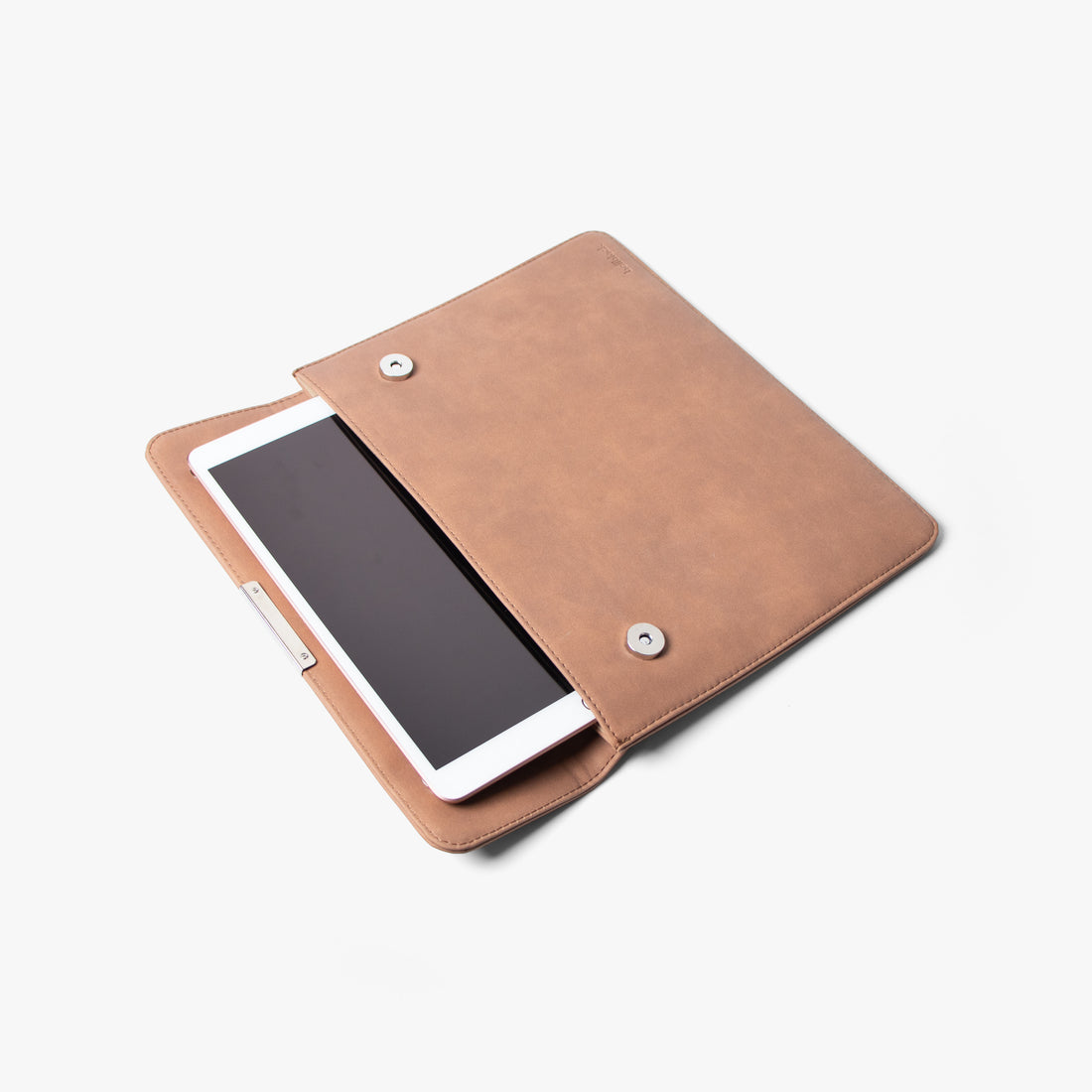11" Snap On Tablet Sleeve | Vegan Leather