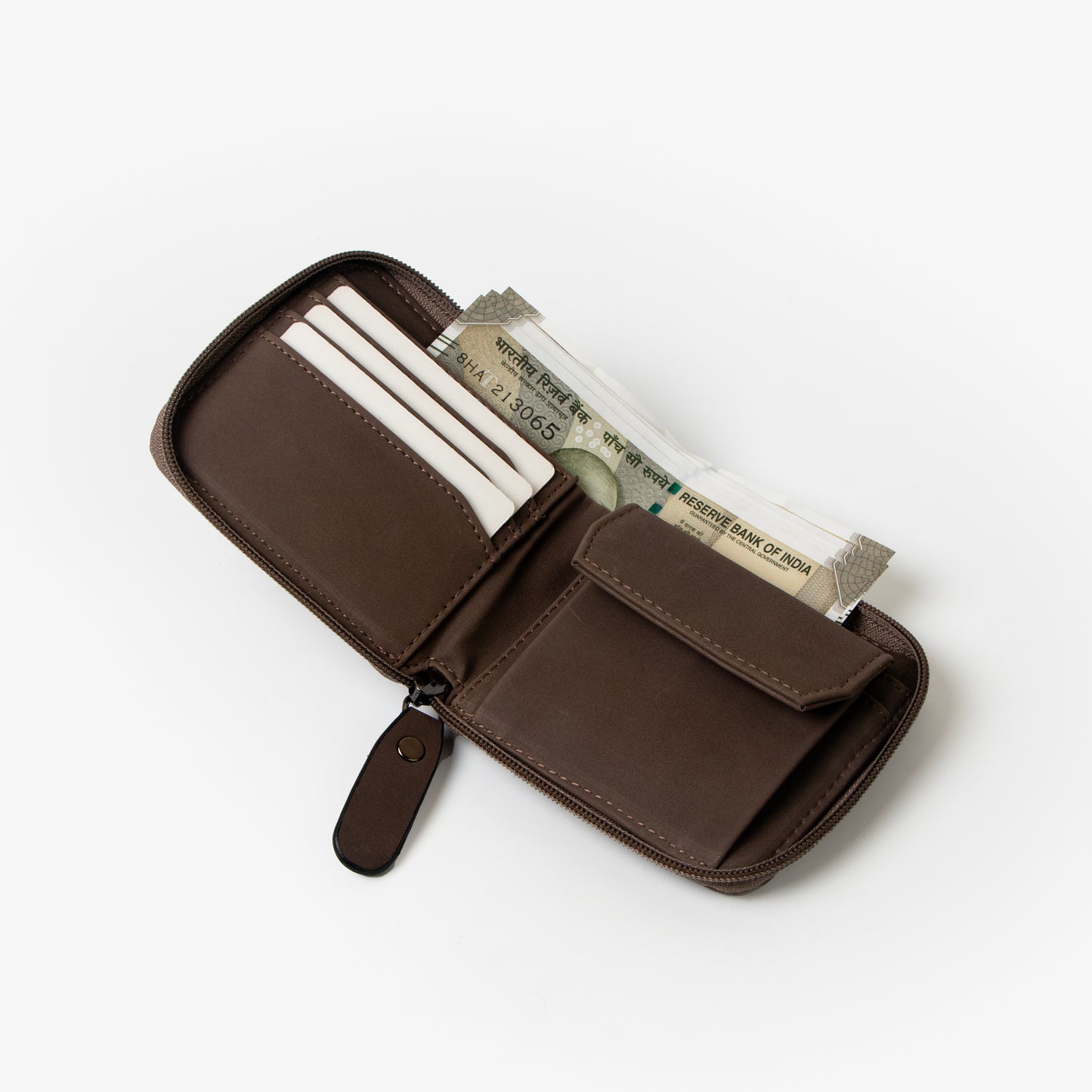 Classic Zip Wallet | Vegan Leather