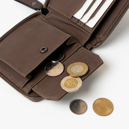 Classic Zip Wallet | Vegan Leather