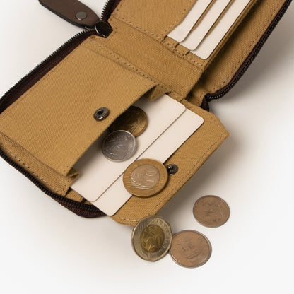 Classic Zip Wallet | Canvas