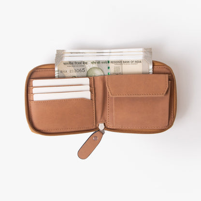 Classic Zip Wallet | Vegan Leather