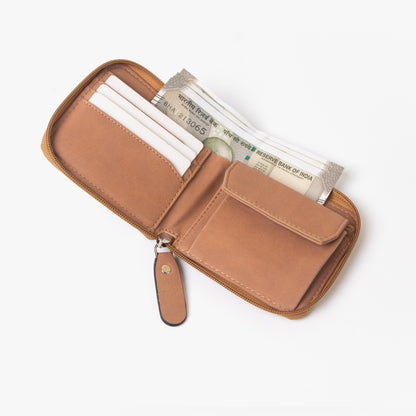Classic Zip Wallet | Vegan Leather