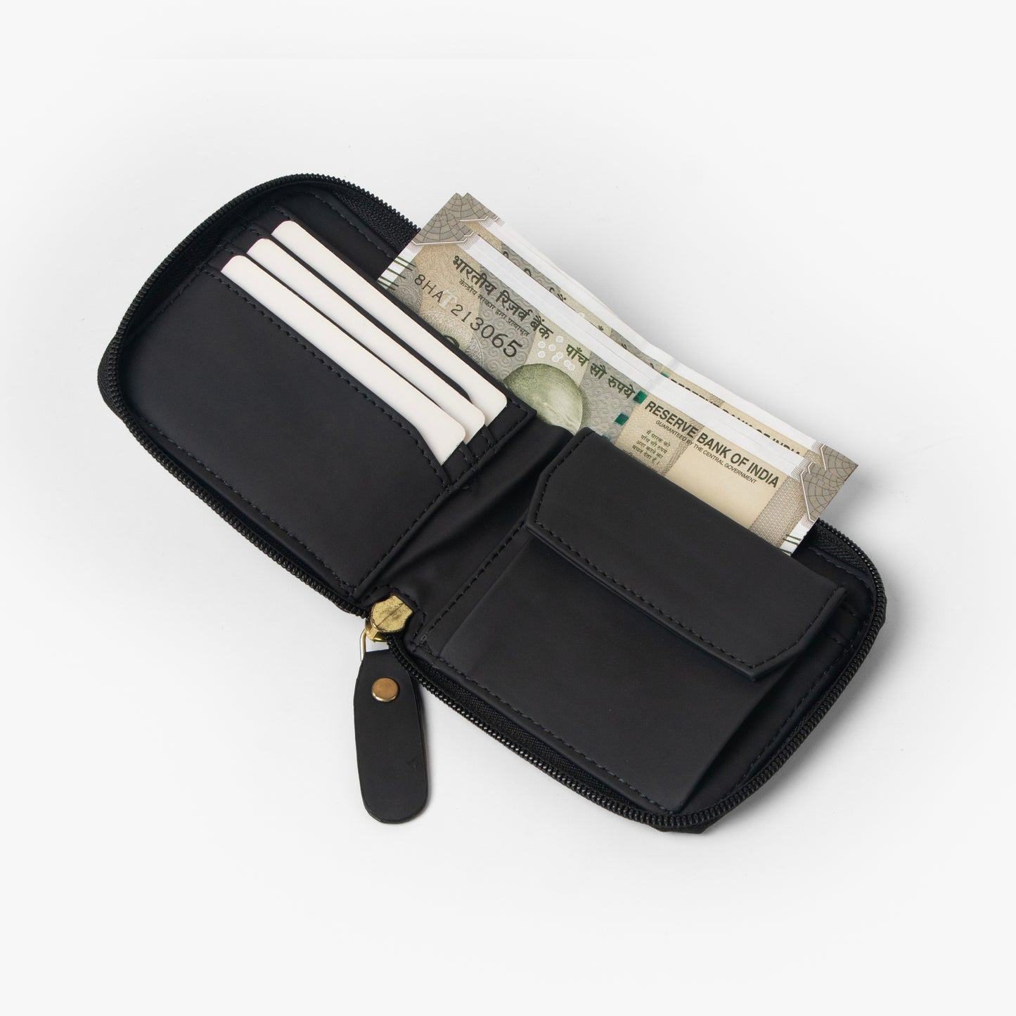 Classic Zip Wallet | Vegan Leather