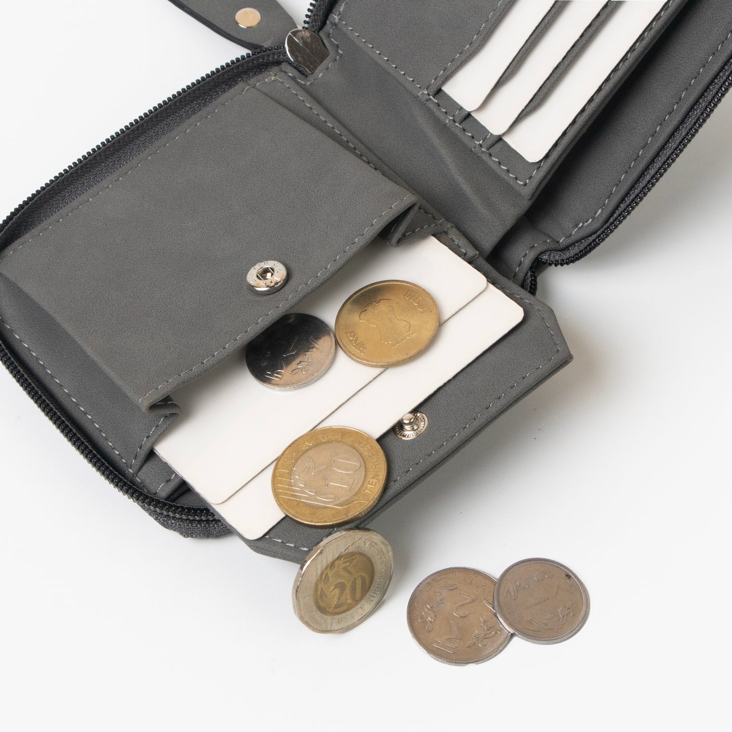 Classic Zip Wallet | Vegan Leather