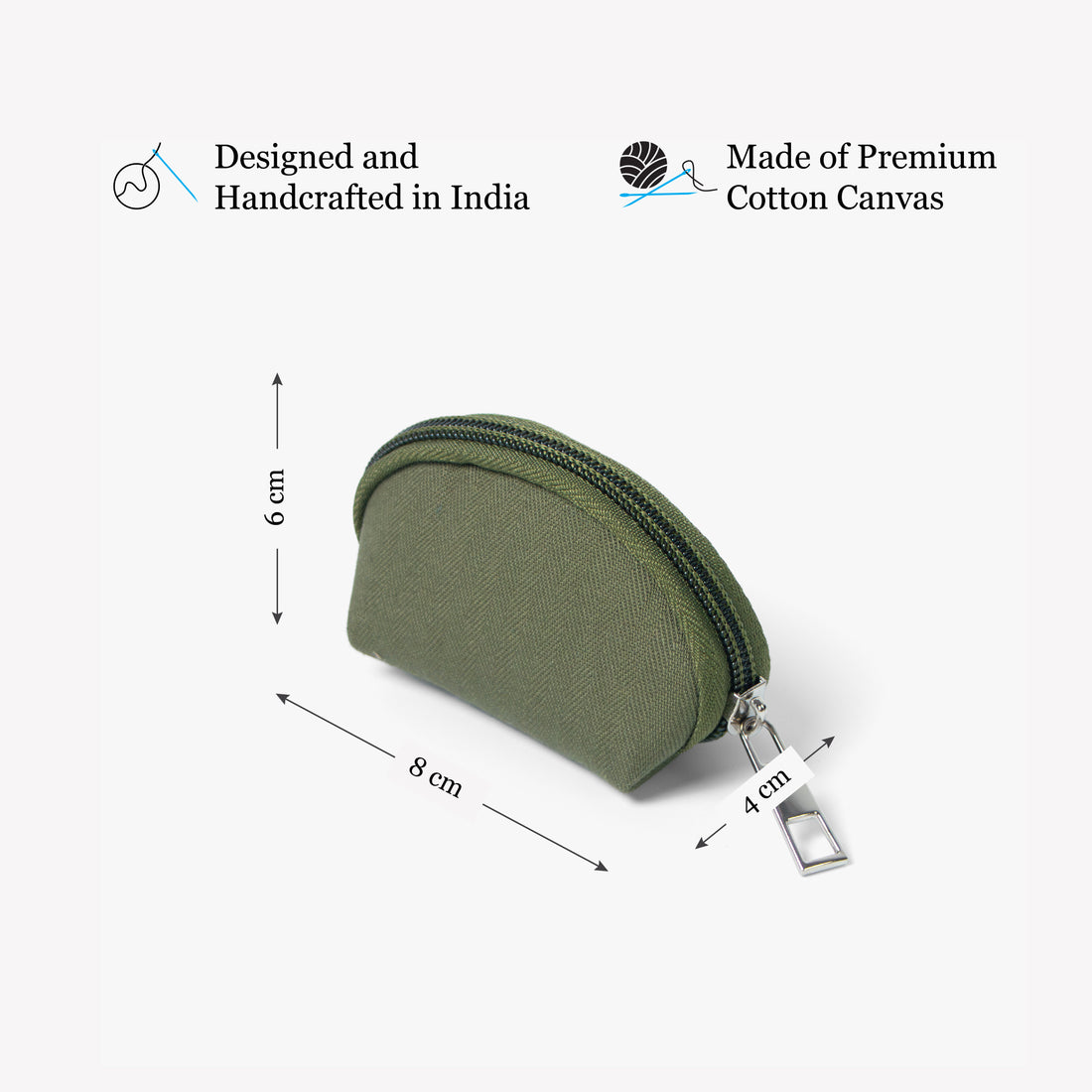 Mini Pouch| Cotton Canvas